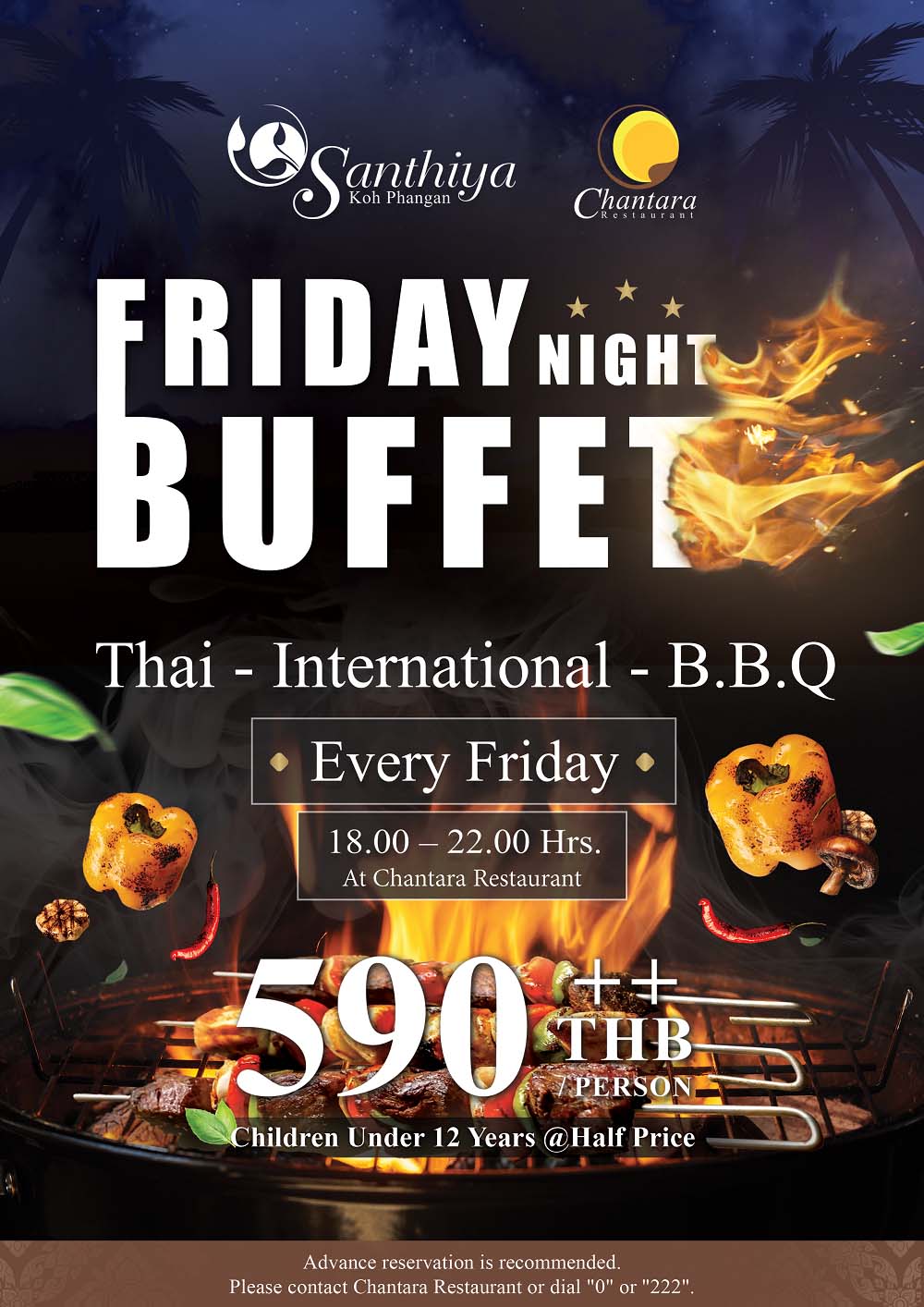 FRIDAY NIGHT BUFFET (TEMPORARILY CLOSED) | Santhiya Resorts & Spas