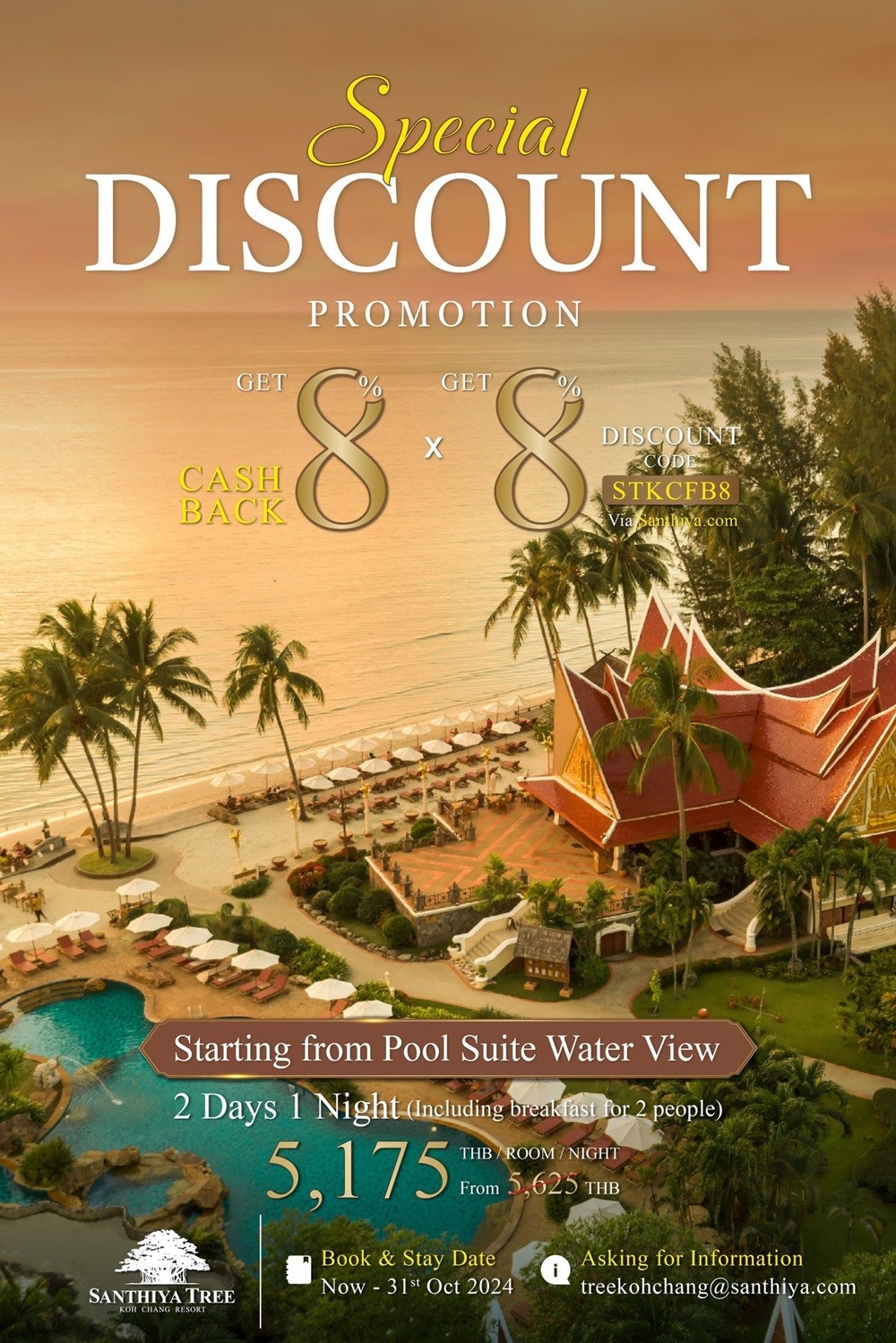 Special Discount Promotion Santhiya Resorts And Spas